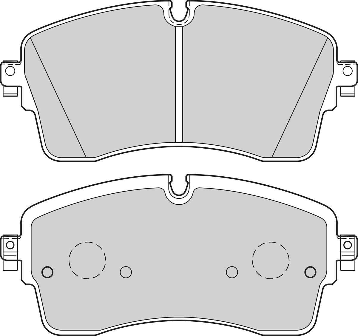 Jogo de 4 pastilhas de travão VALEO ref. 302690